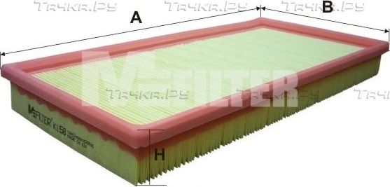 Воздушный фильтр MFilter для Volvo 240 Series 1974-1993. Артикул K 158