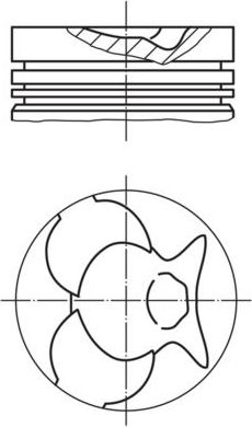Поршневая група Mahle. Артикул 002 49 00
