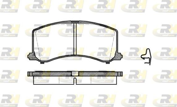 Тормозные колодки RoadHouse. Артикул 2595.02