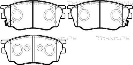 Тормозные колодки HSB. Артикул HP5144