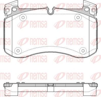 Тормозные колодки Remsa. Артикул 1840.00