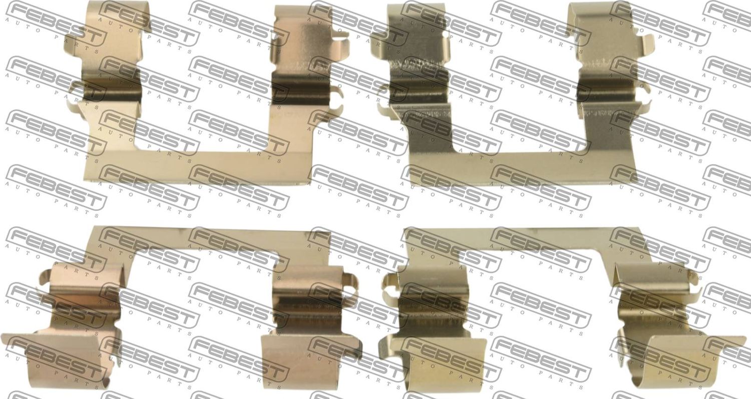Комплект монтажный тормозных колодок Febest. Артикул 0403-CSF