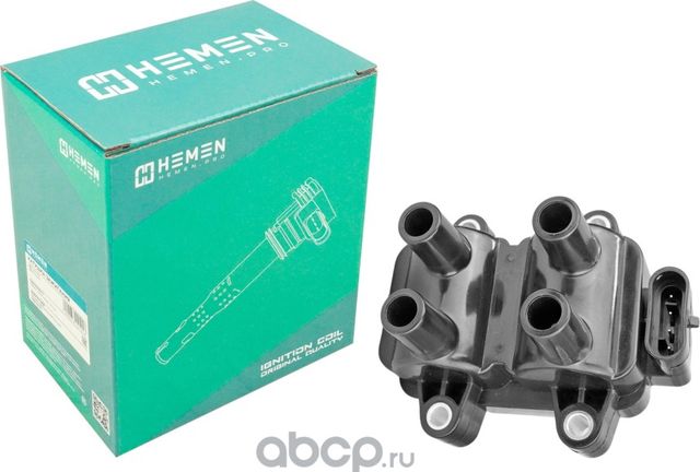 Катушка зажигания Lada Largus, Renault Logan, Sandero, Clio, Kangoo, Megane 1.4i (Hemen). Артикул HIC054