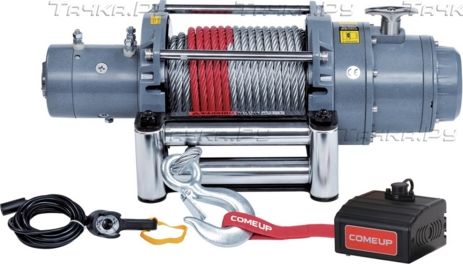 Лебёдка электрическая 12V COMEUP DV-15 15000 lbs 6800 кг (EAC) (Стальной трос). Артикул 857331