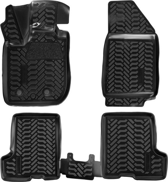 Коврики Airline 3D (без вещ.ящика) с высоким бортиком для салона Lada Xray 2016-2026. Артикул ACM-PS-08