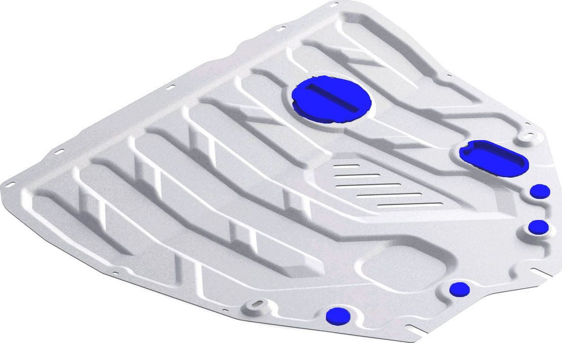 Защита алюминиевая Rival для картера и КПП Suzuki SX4 II S-Cross 2013-2016 2016-2026. Артикул 333.5511.1