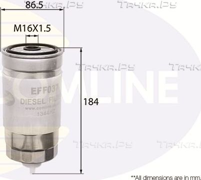 Топливный фильтр Comline для Volvo 850 1995-1996. Артикул EFF037