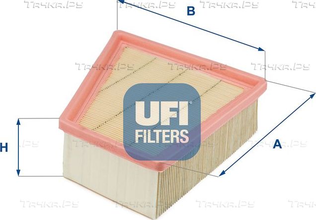 Воздушный фильтр UFI для Volkswagen Fox I 2005-2009. Артикул 30.133.00