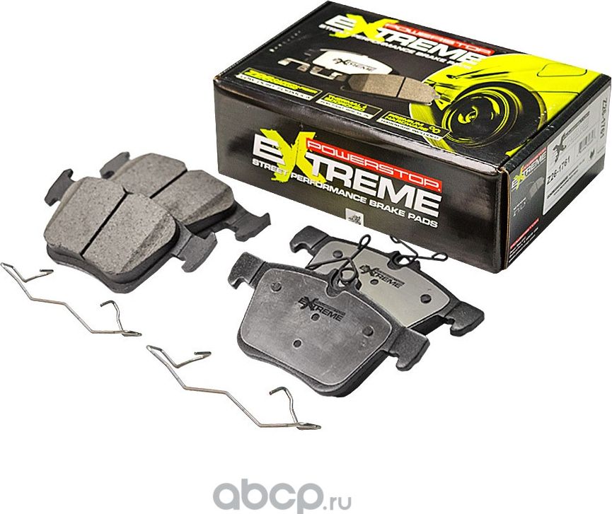 Задние керамические колодки Extreme Street Performance Z26 PowerStop 26-1761. Артикул 261761