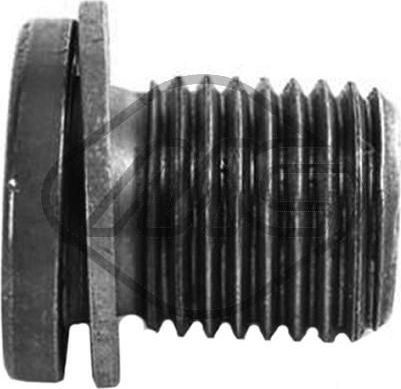 Сливная пробка масляного поддона двигателя Metalcaucho (сталь). Артикул 06357