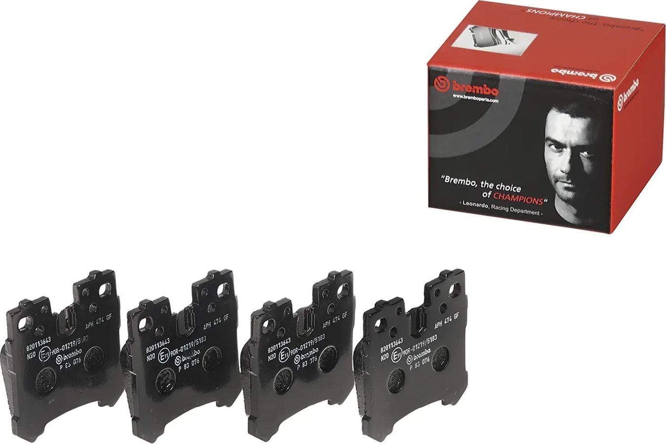 Тормозные колодки Brembo PRIME LINE. Артикул P 83 076