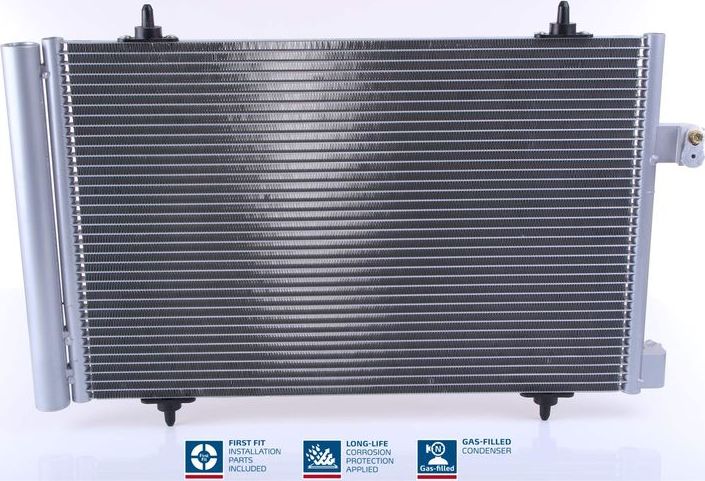 Радиатор кондиционера (конденсатор) Nissens (алюминий). Артикул 940239