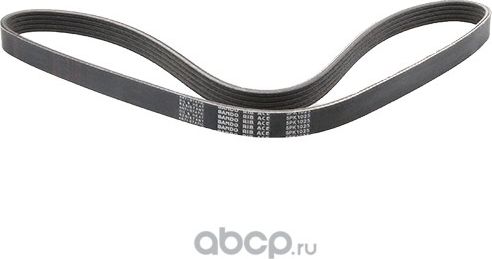 Приводной ремень поликлиновой Bando для Ford Escort V 1995-2002. Артикул 5PK1025