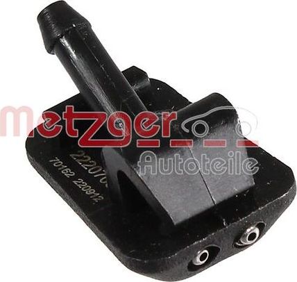 Форсунка омывателя лобового стекла Metzger GREENPARTS. Артикул 2220708