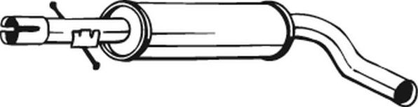 Глушитель (средняя часть) Bosal для Skoda Octavia Tour 1996-2004. Артикул 220-663