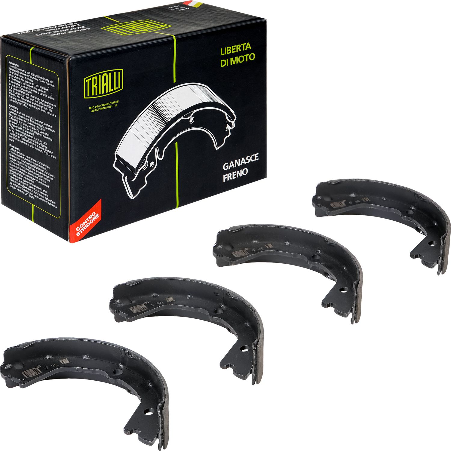 Тормозные колодки (стояночная тормозная система) Trialli. Артикул GF 4642