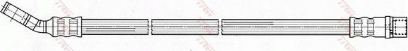Тормозной шланг TRW. Артикул PHD539