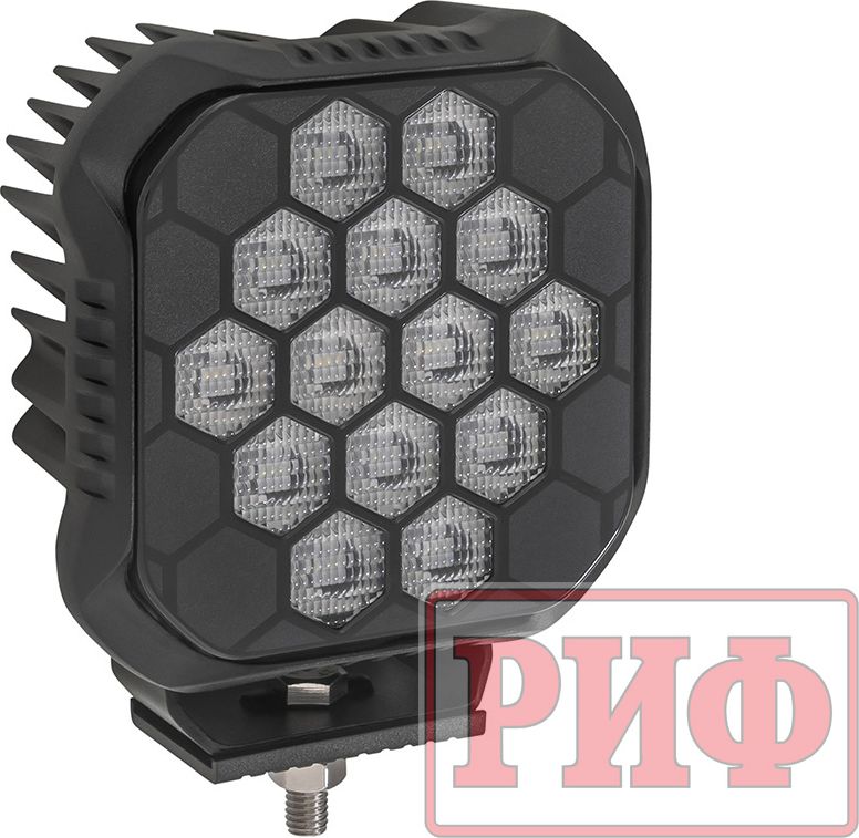 Фара светодиодная рабочего света РИФ 112x112x50 мм 90W LED. Артикул W1390-HF