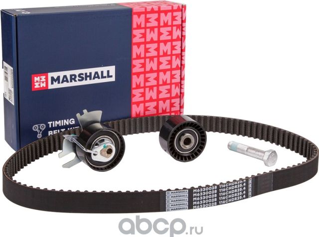 Комплект ГРМ Citroen C4 II 09-, C5 III 08- Ford Focus III 10-, Mondeo IV 07- P (Marshall) Marshall. Артикул M6330028