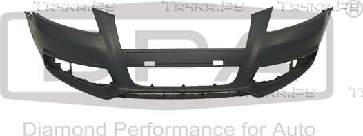 Бампер DPA передний для Audi A3 II (8P) 2003-2013. Артикул 88071883602