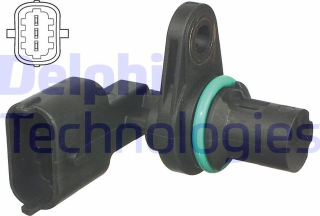 Датчик положения распредвала Delphi для Opel Astra H 2005-2014. Артикул SS11008