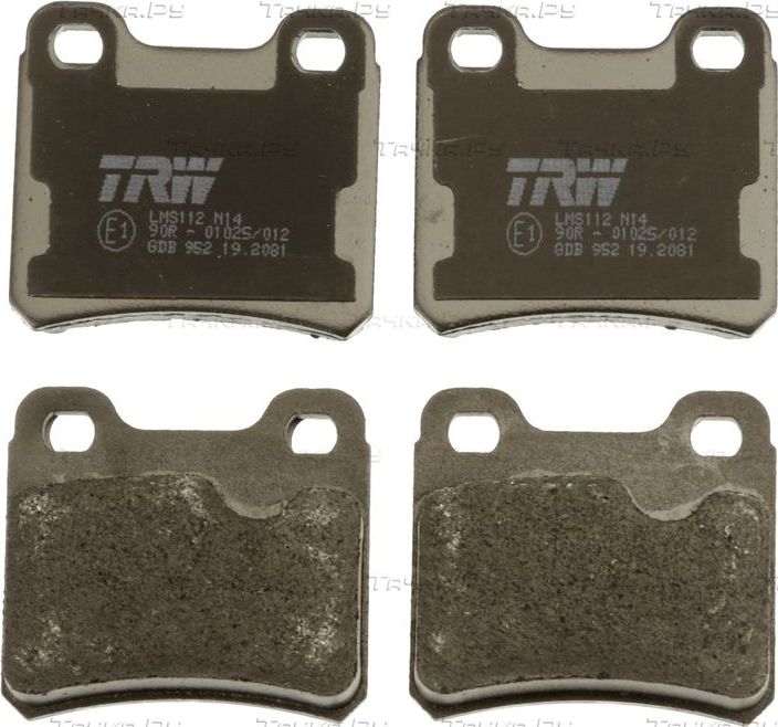 Тормозные колодки TRW COTEC. Артикул GDB952
