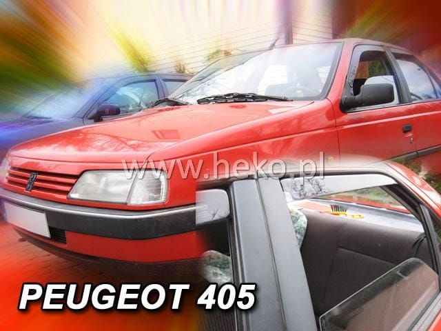 Дефлекторы Heko для окон Peugeot 405 седан 1992-1996. Артикул 26135