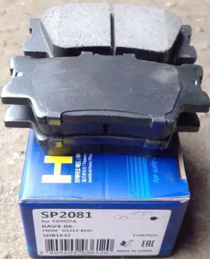 Тормозные колодки Sangsin Hi-Q задние для Toyota RAV4 III (XA30) 2005-2013. Артикул SP2081