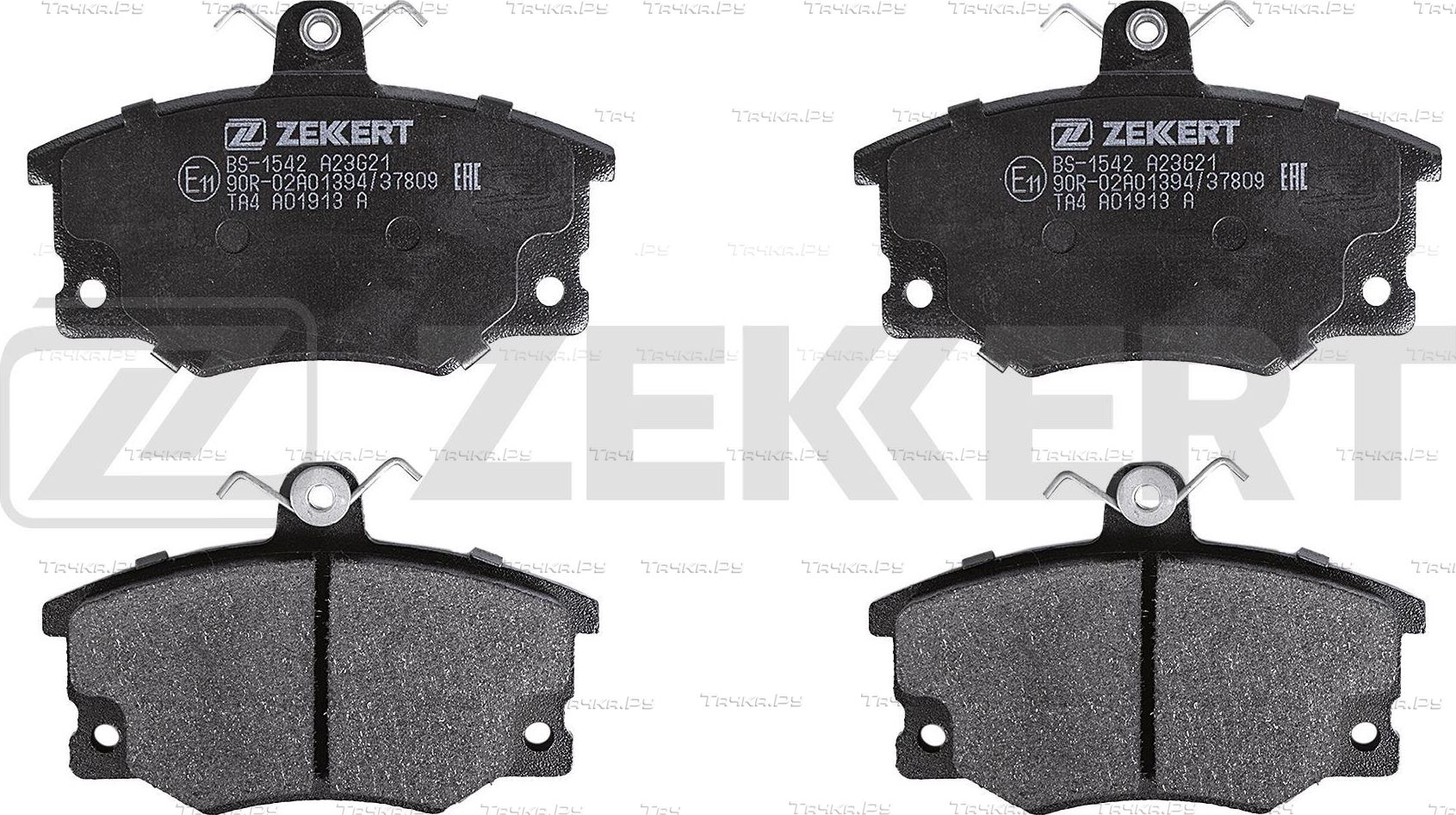 Тормозные колодки Zekkert передние для Lancia Delta I (831) 1982-1985. Артикул BS-1542
