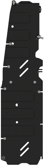Защита Шериф (1,8 мм) для тормозных трубок JAC JS6 2022-2026. Артикул 28.5372
