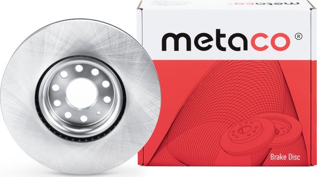 Диск тормозной передний вентилируемый (Metaco). Артикул 3050488