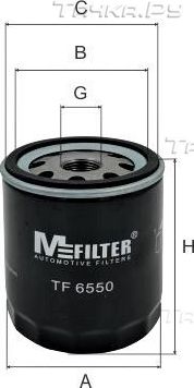 Масляный фильтр MFilter. Артикул TF 6550