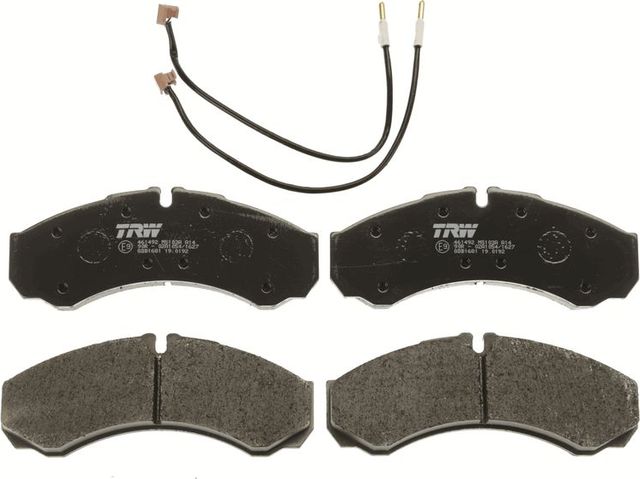 Тормозные колодки TRW COTEC передние/задние для Renault Mascott 1999-2013. Артикул GDB1609