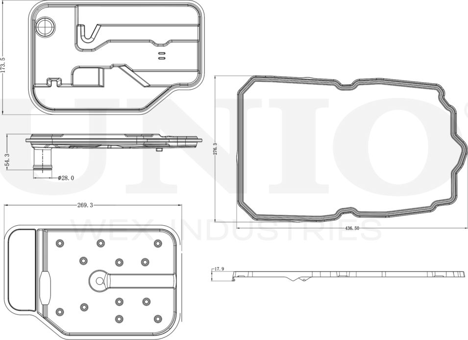 Фильтр АКПП (Unio). Артикул FLT-30005