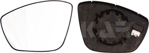 Зеркальное стекло бокового зеркала Alkar левое для Citroen C3 III 2016-2026. Артикул 6431296