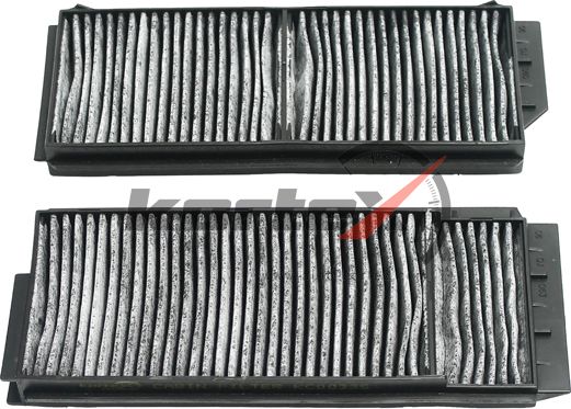 Фильтр воздушный салона MAZDA 3 (03-),5 (05-) угольный (2шт.) KORTEX. Артикул KC0033S