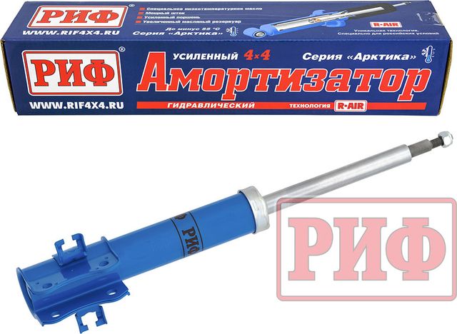 Амортизатор РИФ Арктика (R-AIR) усиленный передний для Suzuki Grand Vitara 1997-2005. Лифт 35 мм. Артикул PLT224