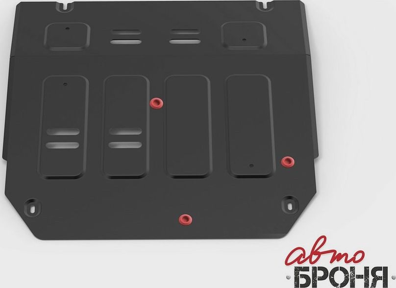 Защита АвтоБРОНЯ для картера и КПП Kia Sonet CVT, МКПП FWD 2020-2026. Артикул 111.02865.1