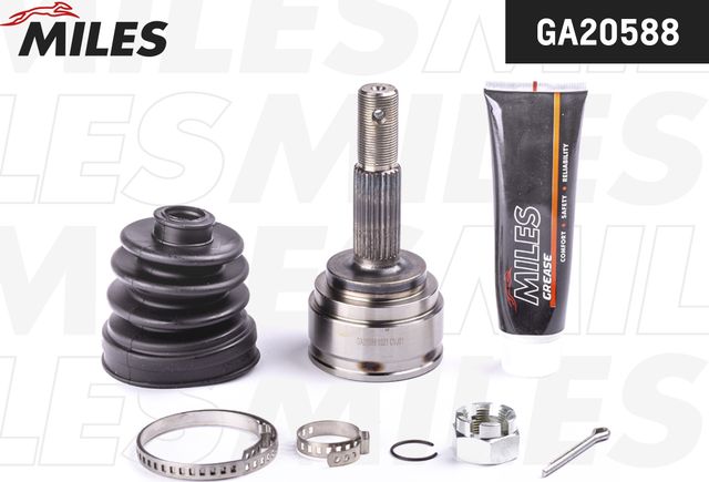 Шрус наружный (граната) Miles передний для Nissan Almera N16 2003-2006. Артикул GA20588