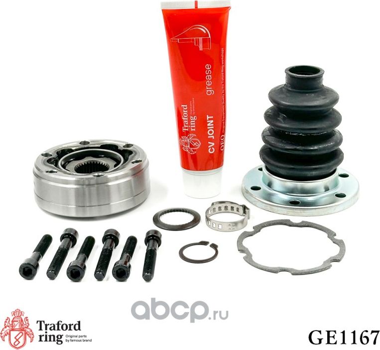 ШРУС ВНУТРЕННИЙ, SKODA OCTAVIA A5 04- 1.4I1.6I (Traford Ring). Артикул GE1167