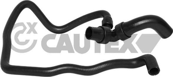 Патрубок радиатора (системы охлаждения) Cautex. Артикул 754082