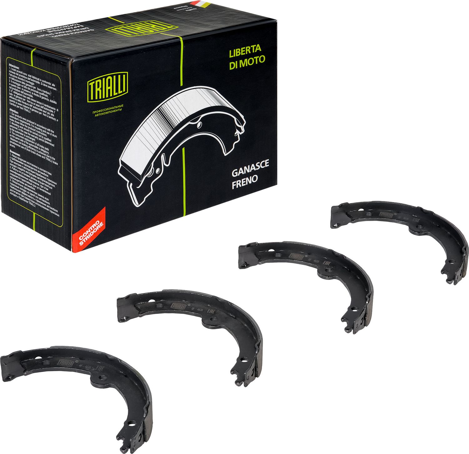 Тормозные колодки (стояночная тормозная система) Trialli. Артикул GF 4638
