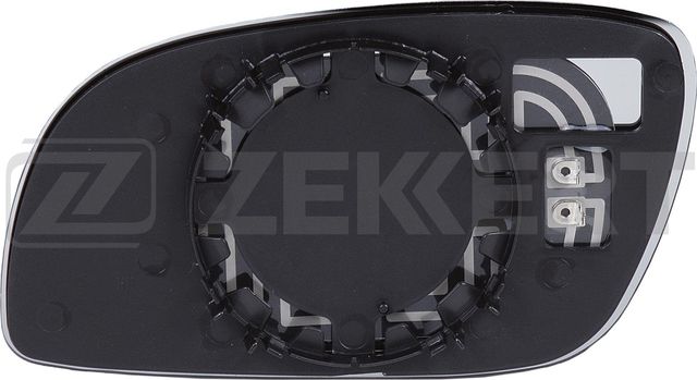 Зеркальное стекло бокового зеркала Zekkert левое для Volkswagen Touran I 2003-2009. Артикул SP-1201