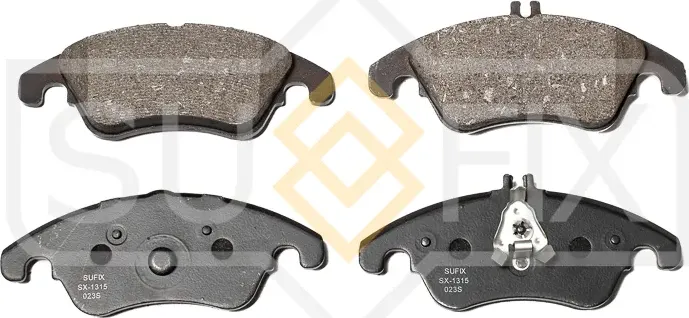 Колодки дисковые тормозные передние правый/левый MERCEDES-BENZ C-CLASS 2007-2014 (Sufix). Артикул SX1315