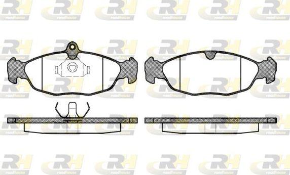 Тормозные колодки RoadHouse. Артикул 2393.00