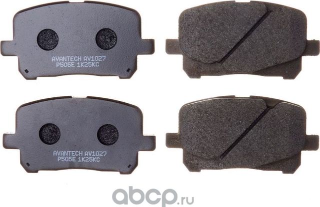 Колодки тормозные (Avantech). Артикул AV1027