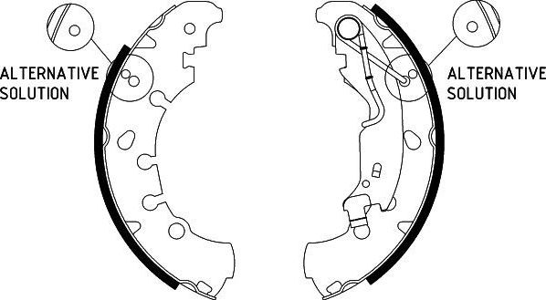 Тормозные колодки Hella задние для Lancia Ypsilon III (Type 846) 2011-2026. Артикул 8DB 355 002-961