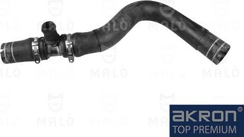 Патрубок радиатора (системы охлаждения) Malo нижний для Fiat Doblo I 2005-2013. Артикул 157454A