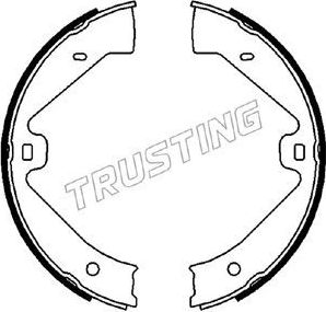Тормозные колодки (стояночная тормозная система) Trusting. Артикул 124.289
