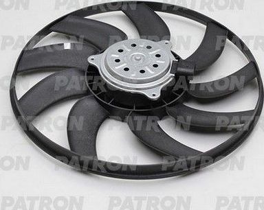 Вентилятор радиатора двигателя Patron левый для Audi A4 IV (B8) 2007-2015. Артикул PFN159